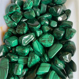 Natural Malachite Tumbled Stone Crystal Specimen Healing Gift Home Decoration