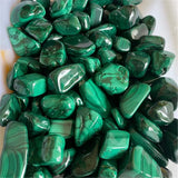 Natural Malachite Tumbled Stone Crystal Specimen Healing Gift Home Decoration