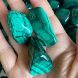 Natural Malachite Tumbled Stone Crystal Specimen Healing Gift Home Decoration