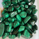 Natural Malachite Tumbled Stone Crystal Specimen Healing Gift Home Decoration