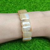 Marine Chalcedony Agate Bracelet - Modern Hand String Jewelry