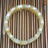 Marine Chalcedony Agate Bracelet - Modern Hand String Jewelry