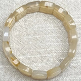 Marine Chalcedony Agate Bracelet - Modern Hand String Jewelry