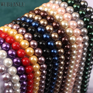 10mm Natural Shell Pearl Beads for Jewelry Making DIY Necklace Bracelet