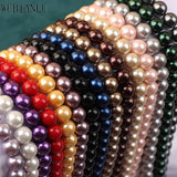 10mm Natural Shell Pearl Beads for Jewelry Making DIY Necklace Bracelet