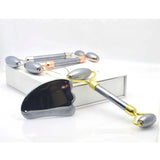 Terahertz Roller Gua Sha Set for Face Massage