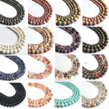 Matte Agate Quartz Turquoise Tiger Eye Beads for DIY Jewelry