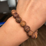 Matte Elephant Skin Jaspers Round Stone Beads 15'' 4 6 8 10mm