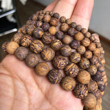 Matte Elephant Skin Jaspers Round Stone Beads 15'' 4 6 8 10mm