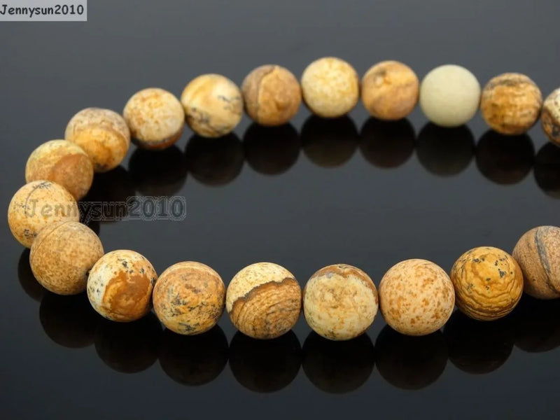 4mm Frosted Gems Jasper Beads 15'' 5 Strands/Pack