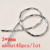 Matte Hematite Stone Triangle Spacer Beads for DIY Jewelry Making