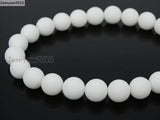 10mm Frosted Alabaster Gems Round Beads 15'' 5 Strands/Pack