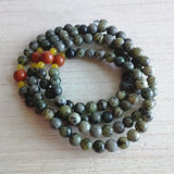 108 Multi-circle Beads Bracelet Natural Medicine King Stone