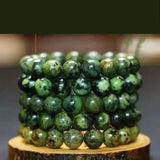 Natural Medicine King Stone Jade Magnetic Bracelet Men Women Healing Gemstone