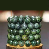 Natural Medicine King Stone Jade Magnetic Bracelet Men Women Healing Gemstone