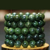 Natural Medicine King Stone Jade Magnetic Bracelet Men Women Healing Gemstone
