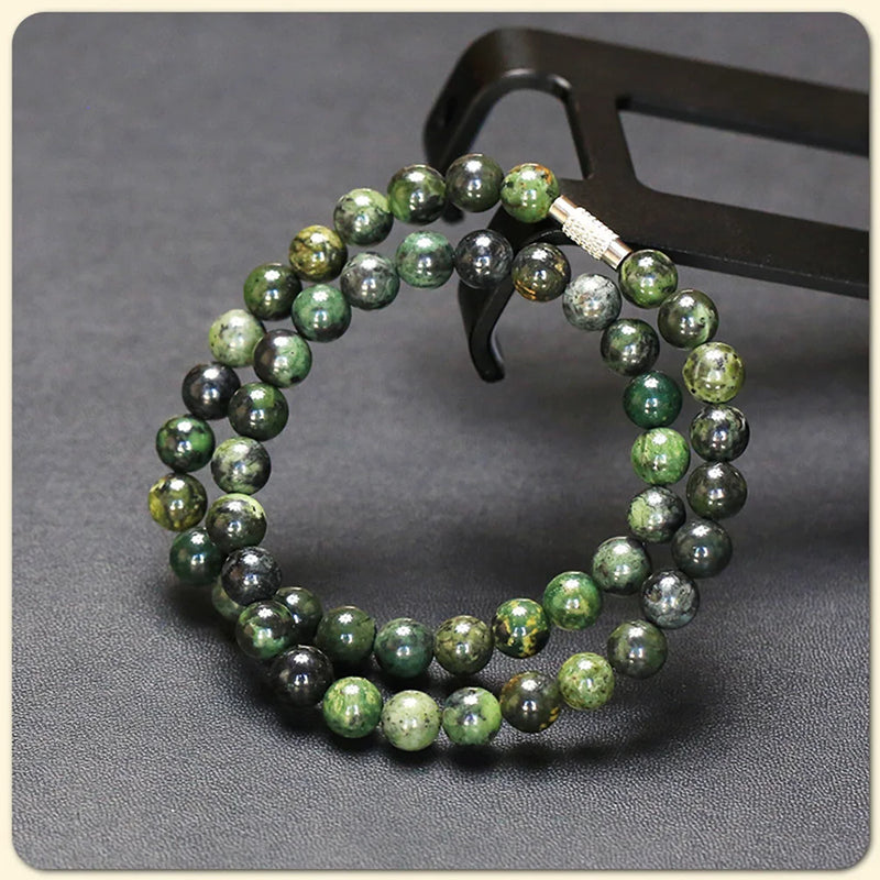 Natural Medicine King Stone Beaded Necklace Jade Women's Jewelry