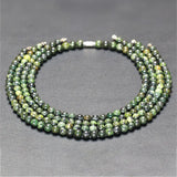 Natural Medicine King Stone Beaded Necklace Jade Women's Jewelry