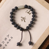 Natural Medicine Pearl Buddha Bead Bracelet Female Hotan Jade Shaped Bead
