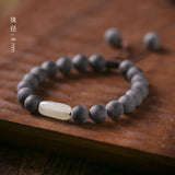 Natural Medicine Pearl Buddha Bead Bracelet Female Hotan Jade Shaped Bead