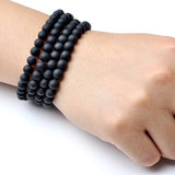 Multilayer Wood Bracelet with 108 Beads Crystal Jewelry