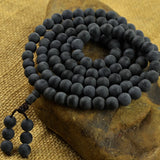 Multilayer Wood Bracelet with 108 Beads Crystal Jewelry