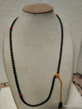 Meteorite Martian Stone Red Coral Beads Necklace