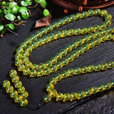 Natural Mexican Amber 108 Buddha Beads Circle Bracelets
