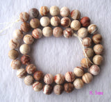 Mexican Crazy Agate Round Beads 8.5mm,12mm Jewelry Making DIY