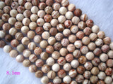 Mexican Crazy Agate Round Beads 8.5mm,12mm Jewelry Making DIY