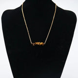 Natural Mineral Crystal Beaded Choker Necklace Health Raw Ore Power N541