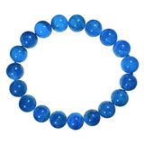 Mineral Inclusion Apatite Bracelet Gem Stone Round Beads Crystal Jewelry