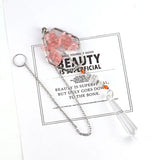 Pink Crystal Tree Of Life Home Curtain Ornament