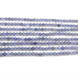 Tanzanite Small Beads Faceted Round 2mm for Jewelry Making