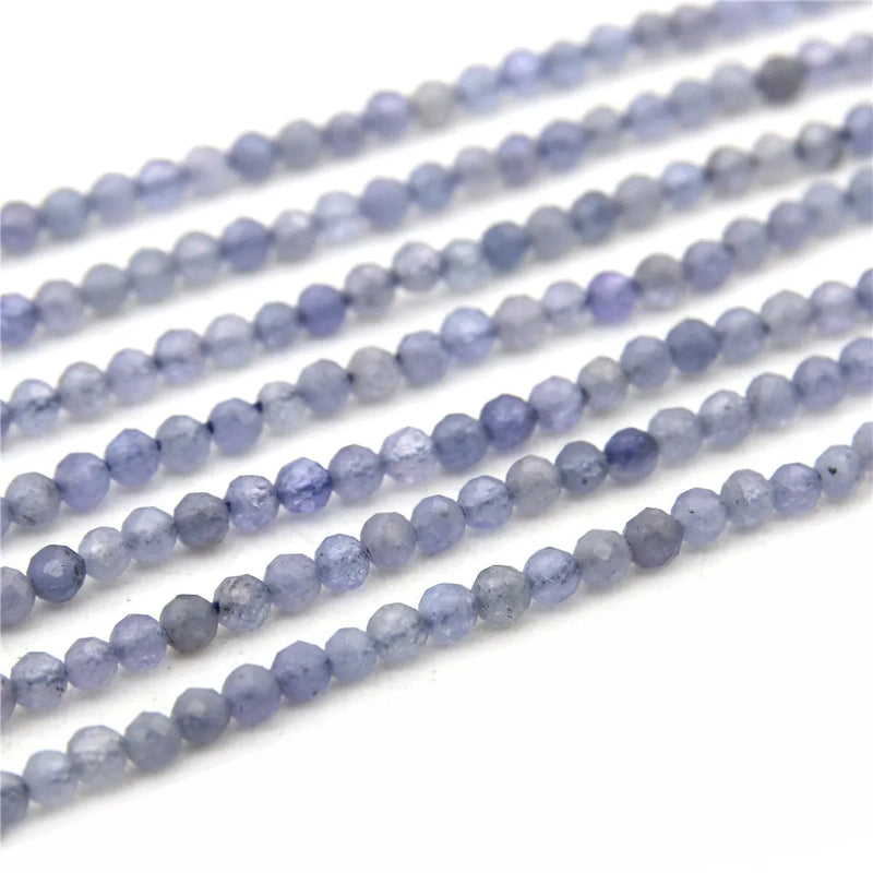 Tanzanite Small Beads Faceted Round 2mm for Jewelry Making
