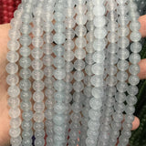 8MM Aquamarine Jade Beads for DIY Bracelet Necklace