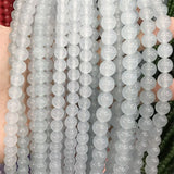 8MM Aquamarine Jade Beads for DIY Bracelet Necklace