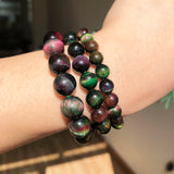 Multicolor Tiger Eye Stone Beads 6 8 10mm Round Loose Beads for Jewelry Making