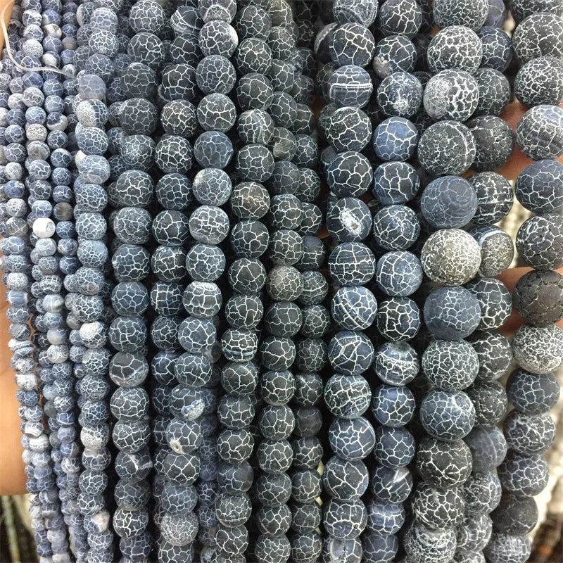 Weathered Jade Beads Natural Stone Polish for Jewelry Making DIY