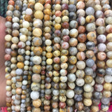 Brazil Crazy Line Jade Beads for Jewelry Making DIY Bracelet Necklace