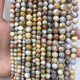 Brazil Crazy Line Jade Beads for Jewelry Making DIY Bracelet Necklace
