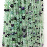 Natural Snow Fluorite Jade Beads for Jewelry Making