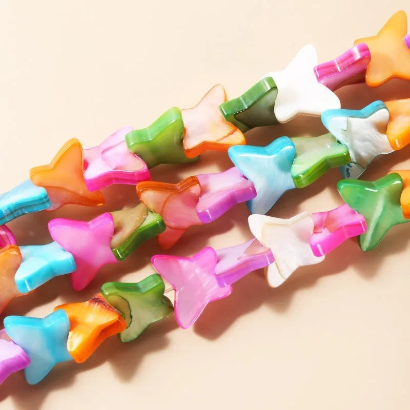 Colorful Butterfly Shell Beads for Jewelry Making