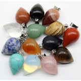 Green Aventurine Sand Stone Cone Pendant 12pcs/lot