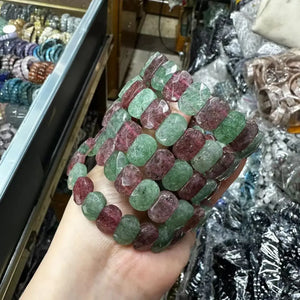 Natural Mix Strawberry Quartz Stone 9