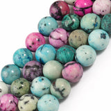 Natural Howlite Turquoise Matte Stone Beads 15'' 6/8/10mm