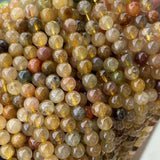 Mixed Rutilated Quartz Hair Crystal Stone Beads DIY Loose Beads