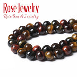 Tiger Eye Stone Round Beads for Jewelry Making DIY Bracelet 4-14mm