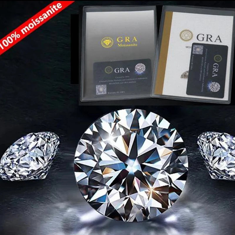 VVS1 D 0.5-1.0ct Moissanite Diamond Loose Gemstone