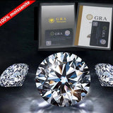 VVS1 D 0.5-1.0ct Moissanite Diamond Loose Gemstone